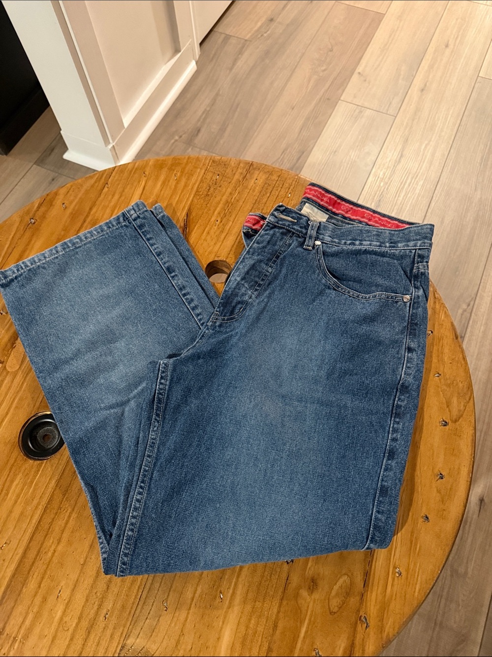 Emanuel Ungaro Men's Dark Blue Relaxed Jeans 34X30